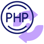 php  : قمنا باستخدام لغه الرمجة php  فى موقع الويب الخاص بالتطبيق وارسال الاشعارات وما الى ذلك داخل التطبيق